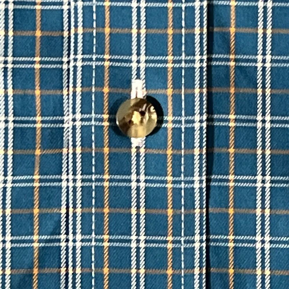 L.L.Bean XL Traditional Fit‎ Shirt Cotton Button Front Plaid Chest Pocket - Picture 4 of 8